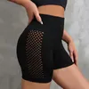 Aktiv shorts Högsträckning Camping Yoga Pants Kvinnor med hög midja Hip Lift Hollow Out Gym