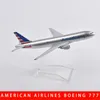 Aereo Modle JASON TUTU 16cm American Airlines Boeing 777 Aereo Modello Aeroplano Diecast Metallo Scala 1/400 Modello Aereo Collezione Regalo Goccia 230803