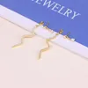 Stud CANNER Punk 925 Sterling Silver 18k Gold Plated Snake Pendant Piercing Earrings For Women Fine Jewelry Gifts 230804