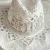 Sombreros de ala ancha cubo mujeres hombres adultos piel amigable verano sol Jazz gorra playa deportes al aire libre paja protección gran curva sombrero 230804