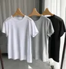 Damen T-Shirts Kleidung für Frühling und Sommer 2023 Bequeme Schulter bestickte Kette Perlenkette Kurzarm T-Shirt 0430