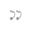 Stud Earrings VENTFILLE 925 Sterling Silver Sweet Bowknot Beads For Women Korean Trendy Simple Temperament Party Gifts Jewelry