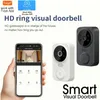 Multi version 3-i-1 Intelligent trådlös videodörrklocka och kamera, vidvinkel intelligent synlig wifi laddningsbar dörrklocka, 2-vägs ljud, övervakning