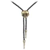 Papillon Western Bolo Tie Deer Skul Vintage Cowboy Collana Cravatta Aquila