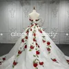 Hors épaule princesse robe Quinceanera robes hors épaule broderie florale à lacets Corset robes de 15 anos