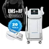 Factory Price 4 Handles EMS Neo Muscle Building Body Sculpting Machine for Sale Electromagnetic Emslim Machine EMS + RF Muscle building, Fat removal machine