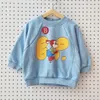 Kleidung Sets Koreanische Baby Sweatshirt Bebe Marke Cartoon Gedruckt Nettes Kind Mädchen Jungen Pullover Langarm T-shirt Kinder Leggings Kleidung 230803