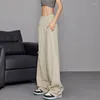 Women's Pants K Studio Summer Banana Sports Lantern Sweatpants Casual golvlängd bred ben