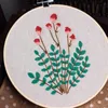Chinese Style Products Flower Printed DIY Embroidery with Hoop Needlework Cross Stitch Embroidery Flower Pattern Swing Craft Painting Home Decor R230804