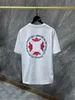 New Menswomens Clássico Camiseta Moda Ch Alta Qualidade Marca Carta Sânscrito Cruz Padrão Camisola T-shirts Designers Pulôver Tops Algodão Camisetas