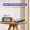 Bärande fodral som är kompatibel med Nintendo Switch - OLED -modell, lätt vattentät skydd förvaringsfodral för switch, tillbehör med 10 spelpatroner