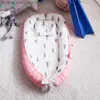 Бассинеты Cradles Baby Cradle Lead складная неонатальная детская детская кровать бампер -кровать детское гнездо переносное детское кровать Z230804