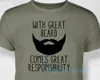 Magliette da donna Beard Beauty And The Mens Tshirt Shirt Hipster Funny T-shirt Man
