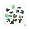 Charms Shoe Parts Accessories Custom New Leaves Soft Pvc Cartoon Clog Different Uniadt Happy 420 Leaf For Decoration Drop Deliv Delive Dhij7