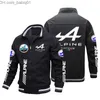 Erkek Ceketleri Alpine F1 Takımı'nın Yeni Fermuarı Hardigan Moda Sıradan Spor Giyim Açık Hoodie Takım Erkek Ceket Yarışı T230804 78