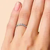 Cluster Rings European And American Retro S925 Sterling Silver Micro Zircon Ring For Female Niche Design Fashionable Trend Light Luxury