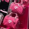 Torby wieczorowe 2023 Koreańska mody Barbies torebka Pu skórzana torba na ramię eliptyczne dziewczęta moda marka mała torba crossbody torebka Messenger J230804