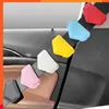 New Car Seat Belt Clip Magnetic Safety Belt Fixed Limiter PU Seat Belt Fixed Limit With Card Clip For Car Interior Accessories