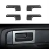 Interior Door Handle Cover Trim For Ford F150 Raptor 2009-2014 Carbon Fiber 4PCS205D