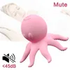 Vibratoren Weibliche Masturbation Erotische Krake Saugen Vibratoren Für Frauen 10 Geschwindigkeit USB Aufladen Rotierenden Stimulator Brustwarzen Massagegerät Sexspielzeug 230803