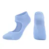 Sports Socks Ladies' Solid Color Backless Grip Yoga Ankle Cotton Anniversary Running Low Cut Reversible