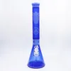 18 inch Beker Bong Glazen Bong Grote Waterpijp rookpijp waterpijp met logo met kom gratis