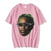 Erkek Tişörtler Rapçi Young Thug Graphic T Erkek Kadın Moda Hip Hop Sokak Tarzı Tshirt Yaz Günlük Kısa Kollu Tişört Büyük Boy J230705 360J