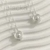 خيوط ، مصمم سلاسل S925 Sterling Silver Women's Necklace Necklace Massion Prosedile عالية الجودة قلادة لؤلؤة YO41