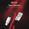 Cargadores/Cables USLION Alloy Type C Cable USB USB C Type-C Cable para Huawei P20 Lite Pro 2.4A Cable de carga USB para samsung galaxy s22 s21 plus x0804