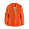 Kadınlar Kadınlar için Blazers 16 Renk Zarif Şık Ceket Moda Ofisi Leydi Katlar Blazer Suit Ceket Y2K