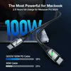 Chargers/Cables QOOVI 100W USB C to USB Type C Cable PD Quick Charge 4.0 Fast Charging For Xiaomi Mi11 Samsung Macbook iPad USB C Charger Cord x0804