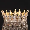 Bruiloft Haar Sieraden Crystal Crown Tiara Bruids Accessoires Ronde Voor Vrouwen Queen Party Tiara Gift 230804