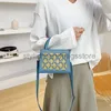 Simple Handheld Women's 2023 Autumn/Winter New Personalized Rivet Casual Small Square Hollow Out One Shoulder Bagstylishhandbagsstore