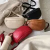 Bolsas de noite Bolsa de cintura casual feminina no peito ombro cinto de couro PU bolsa pochete 230804