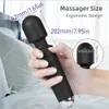 Vibratorer kraftfulla magiska trollstavsvibratorer för kvinnor klitoris stimulator av stick g spot massager kvinnlig onanator sexleksaker för kvinnlig butik 230803