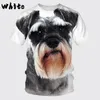 Mannen T-shirts Dier Hond Huisdier 3D Afdrukken Mannen/vrouwen Casual T-shirt Unisex Fun Korte Mouw Cool Funny tops Zomer Ronde Hals