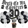 Autres fournitures de fête d'événement Death To My Twenties 30e décoration de fête d'anniversaire Rip Twenties Bannière RIP TO MY 20S Sash pour adultes 30e anniversaire Party Decor 230804