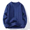 남자 스웨터 2023 겨울 고품질 패션 트렌드 스웨터 가을 남성 캐주얼 편안한 느슨한 따뜻한 크기 m-3xl