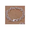 Bracelets à breloques Tradition Chaîne Haute Qualité Top Vente 925 Sier Noble Mode Bracelet Bijoux Drop Delivery Dhhyx