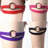 Bracelets de cheville Sexy Femmes Élastique Rond En Cuir Jambe Anneau Jarretière Ceinture Punk Cuisse Goth Harajuku Harnais À La Main Crl499