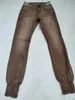 Женские джинсы внешней торговли оригинальная отдельная испанская талия вышита с блестками показывает тонкие женщины