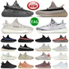 Mulheres Mens V2 Running Shoes Osso Deslumbrante Mono Azul MX Aveia Azul Rocha Preto Estático Refletivo Yeezies Yezzy Trainers Sports Sneakers Tamanho 36-48 adidas