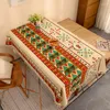 Table Cloth Vintage Cotton And Linen Tablecloth Waterproof Oil Resistant Washable Coffee