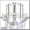 ビーカーダブリグフッカーガラスボングスモークウォーターパイプdowsentem perc chicha da rigs 14mmボウルとバブラー