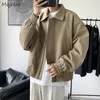 Mens Jackets Men Chic Ulzzang Cargo Handsome Gentle Personality Allmatch Chaqueta Casual Japanese Stylish Clothing Autumn 230803