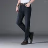 Men's Jeans 2023 Stretch Regular Slim Fit Business Casual Classic Style Fashion Denim Trousers Male Blue Pants