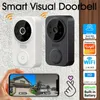 Version de porte et caméra vidéo sans fil intelligente multi-verse 3, sonnette rechargeable WiFi Intelligent Visible WiFi, audio à 2 voies, surveillance