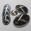 7pcs 1set black K logo badge emblem 3d sticker for KIA OPTIMA K5 2011-2017 car emblems265S