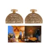 Luces de techo Boho (bombilla no incluida) Lámparas de pasillo Decoración tejida a mano