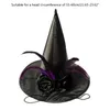 Boinas chapéu de bruxa de halloween para crianças adultos festa fantasia cosplay adereços